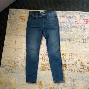 Madewell 9” Mid Rise Skinny Jeans
